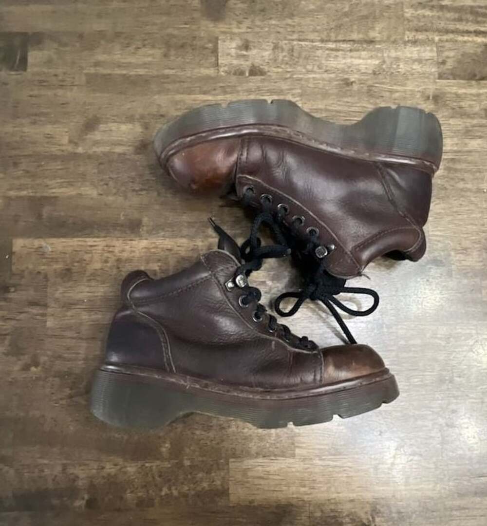 Dr. Martens 8550 Platform Boot Brown Leather Vintage